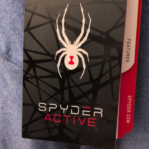 Spyder Women's Heathered Blue Long Sleeve Tee - Picture 2 of 8